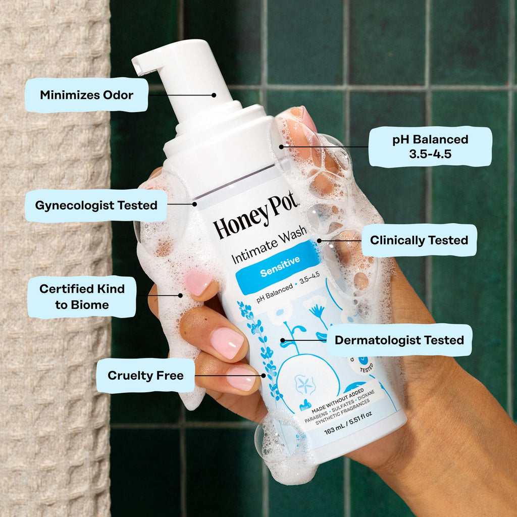 The Honey Pot Sensitive Feminine Wash Refill 10.5 oz 12-Pack