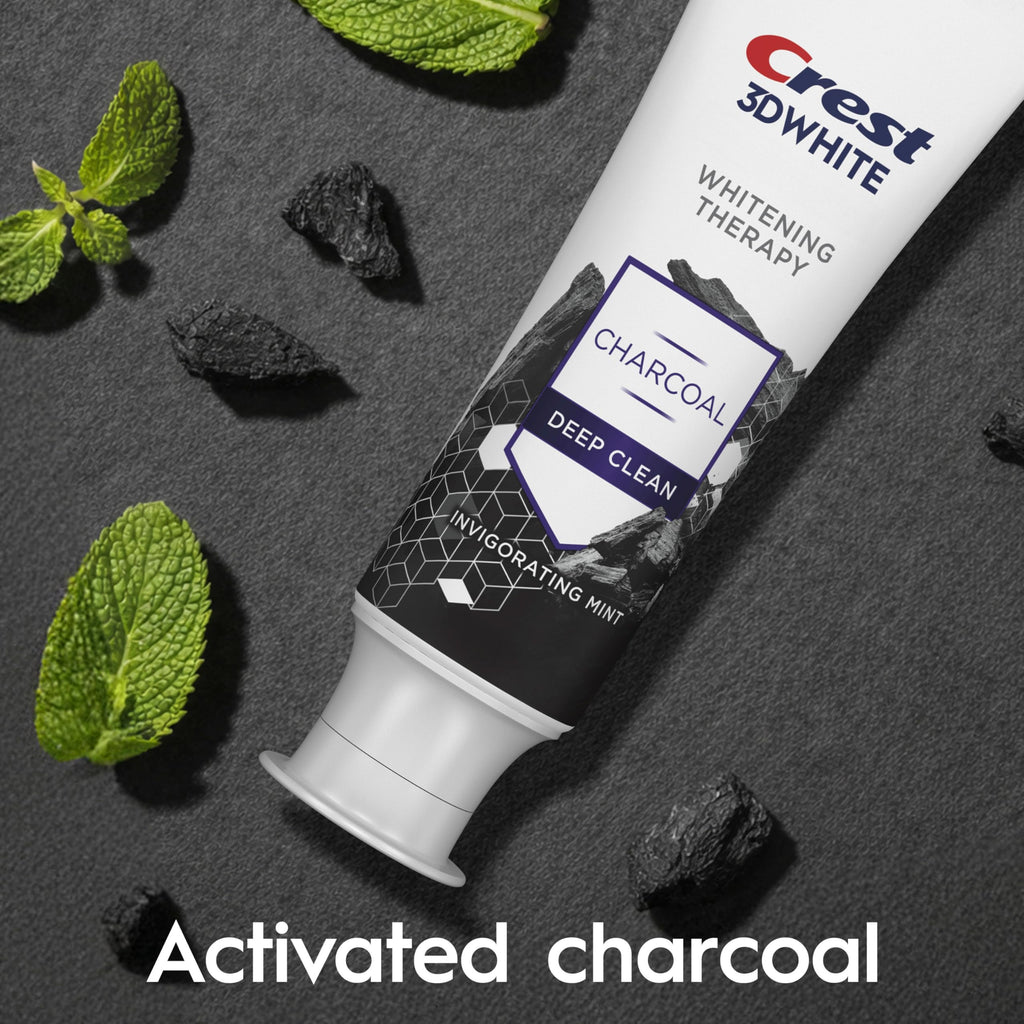 Crest 3D White Charcoal Whitening Toothpaste 4.6 oz 3-Pack