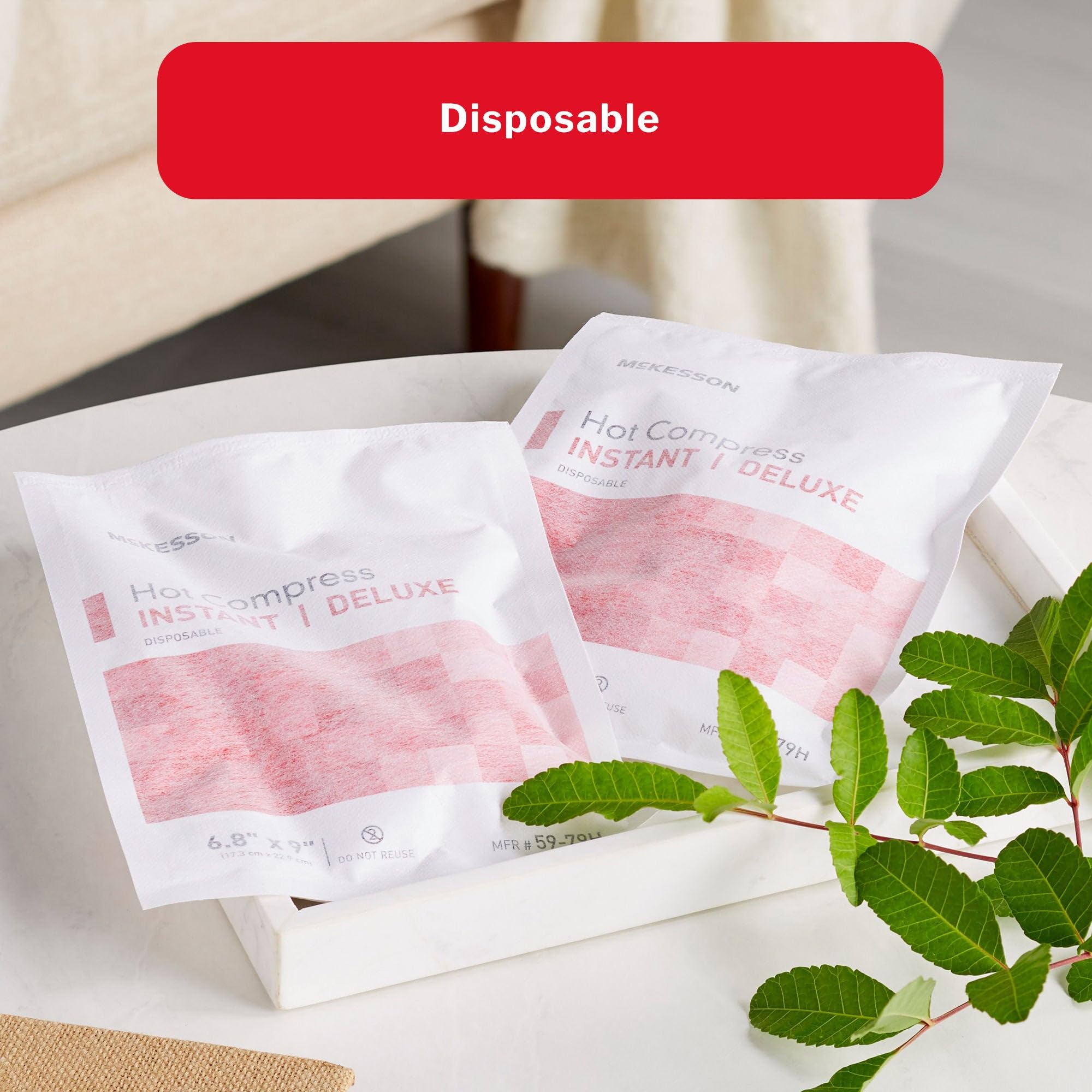 McKesson Disposable Soft Cloth Hot Pack - Case Pack