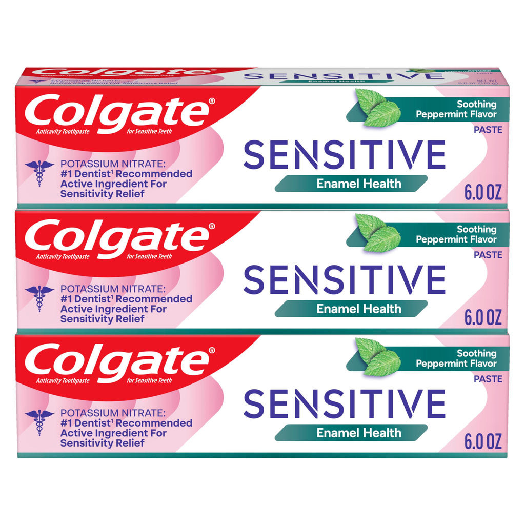 Colgate Sensitive Enamel Health Toothpaste 6 oz 3-Pack