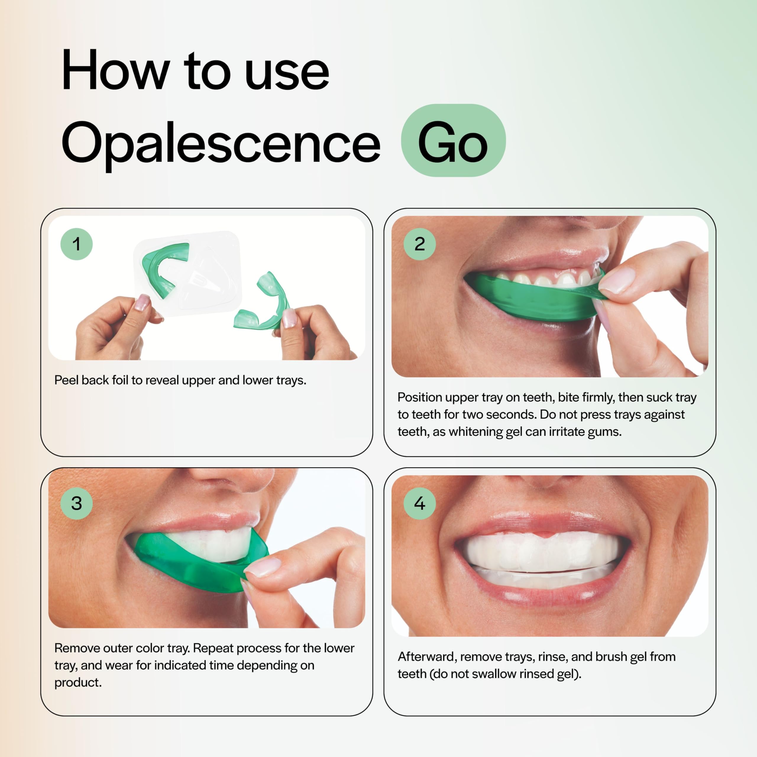 Opalescence GO 15% Teeth Whitening Trays & Toothpaste