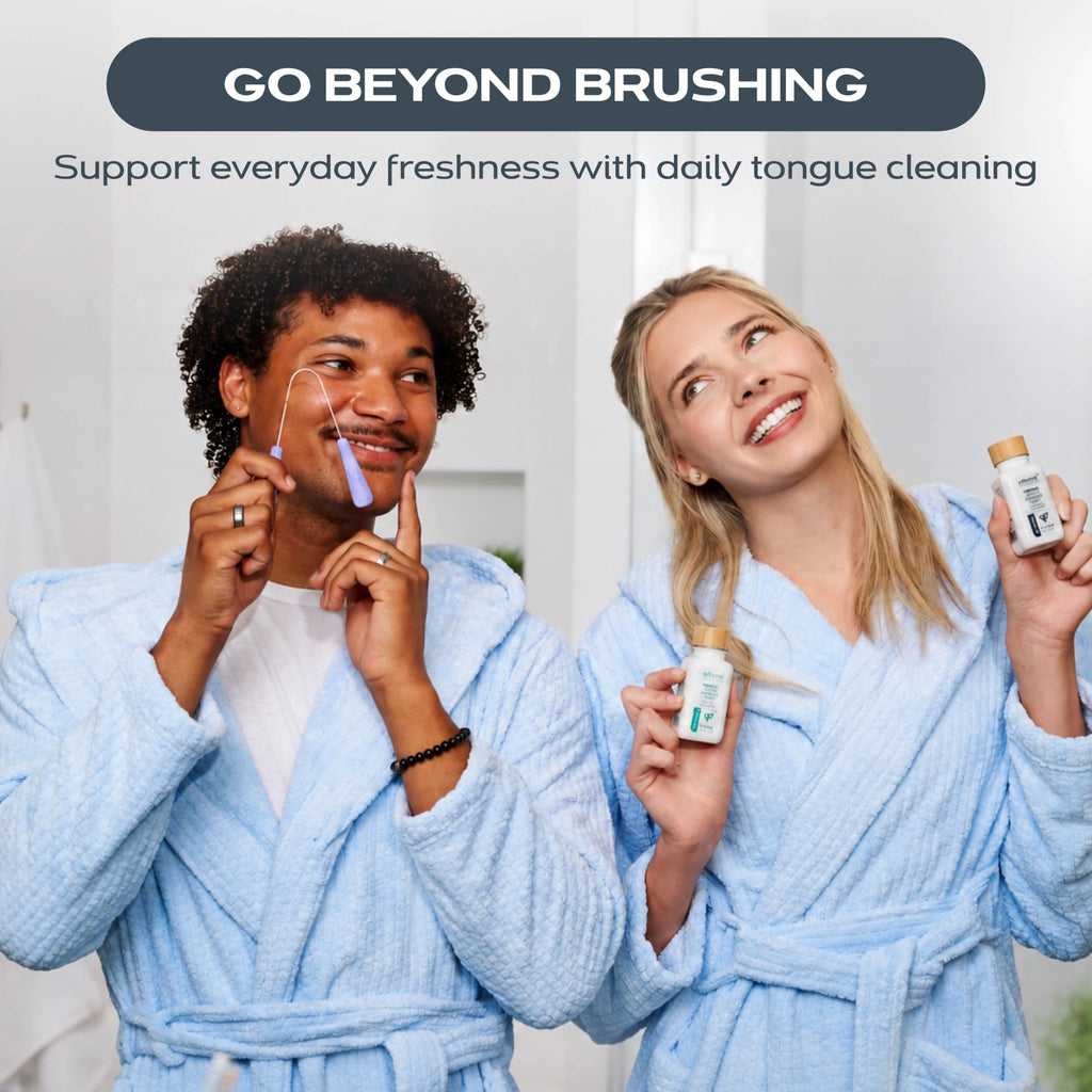 drTung's Stainless Steel Tongue Scraper for Oral Care