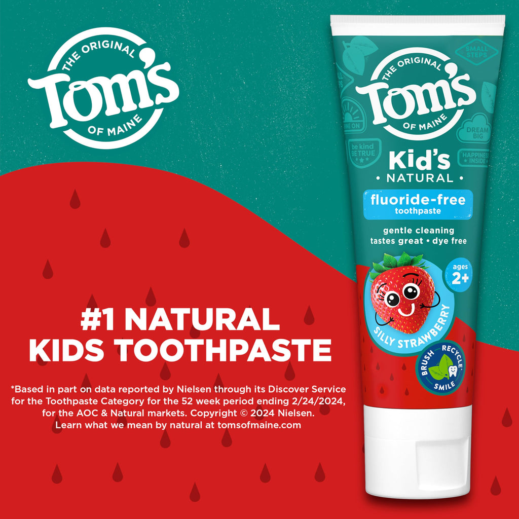 Tom's of Maine Fluoride-Free Toothpaste for Daily Care