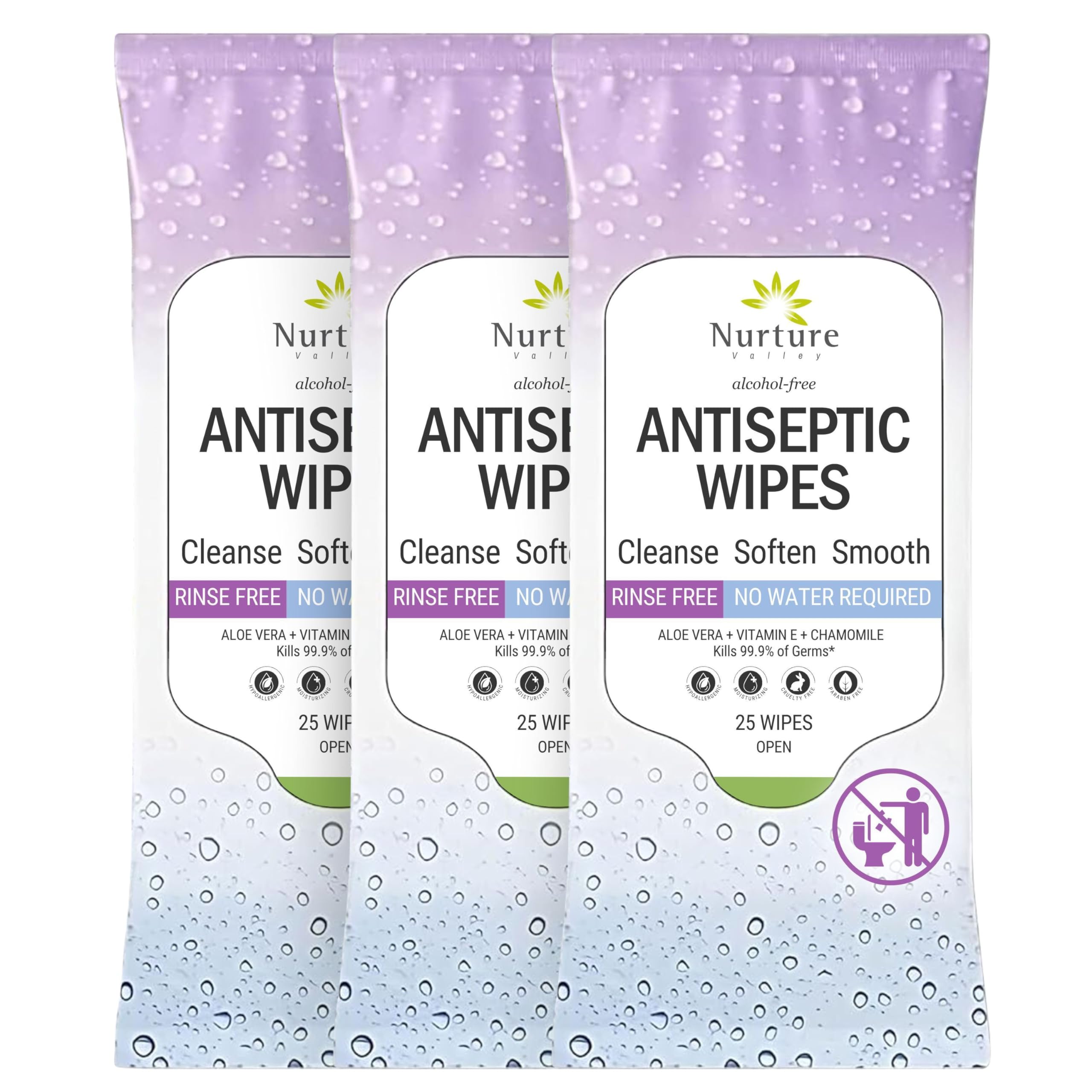 Nurture Disposable Personal Cleansing Wipes for Daily Care