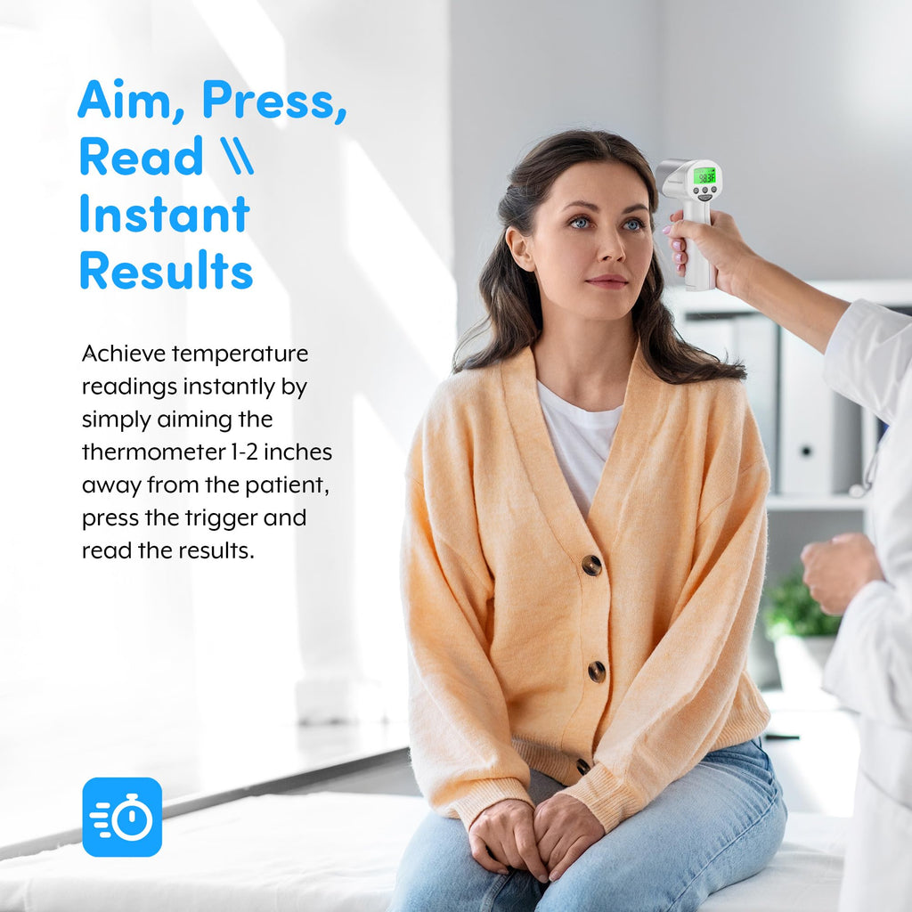 Medical Grade Touchless Infrared Forehead Thermometer