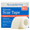 NUVADERMIS Clear Silicone Scar Tape for Surgical Scars
