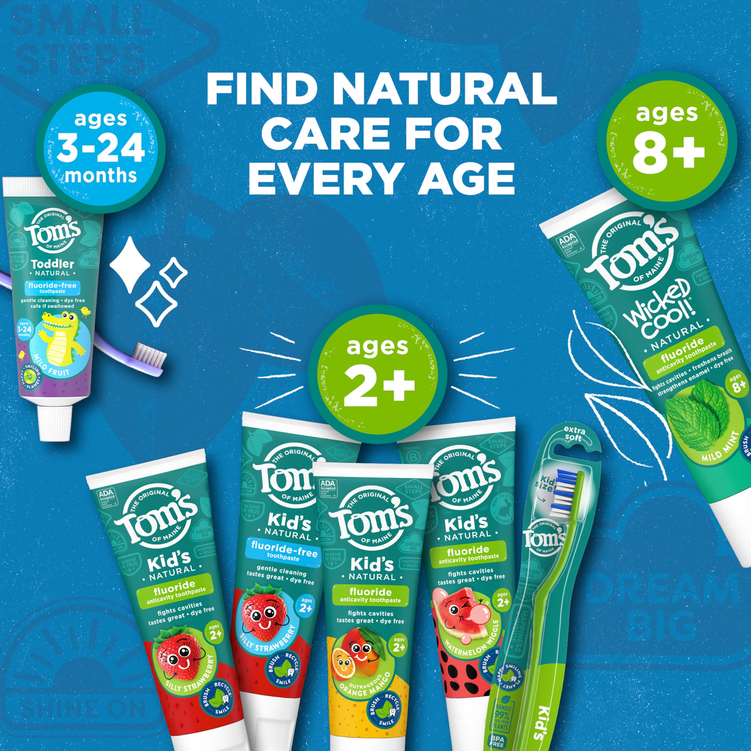 Tom's of Maine Fluoride-Free Toothpaste for Daily Care
