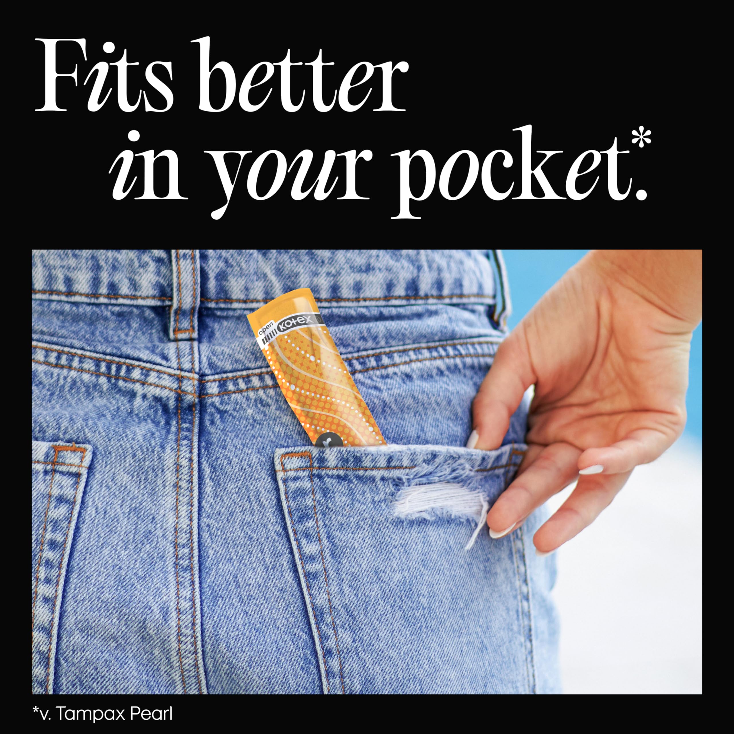 U by Kotex Click Compact Tampons for Everyday Protection